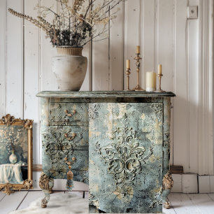 Papier Mousseline Moody Grey Embossé Demask Effet Texturé