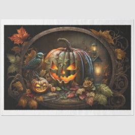 Papier Mousseline Moody Halloween Citrouille Tissue Paper
