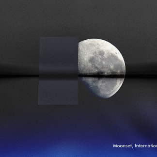 Papier Mousseline Moonset, Station spatiale internationale, Découpag
