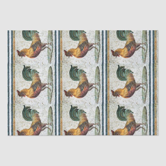 Papier Mousseline MOSAICS DE ROMAN Antique (Recto)