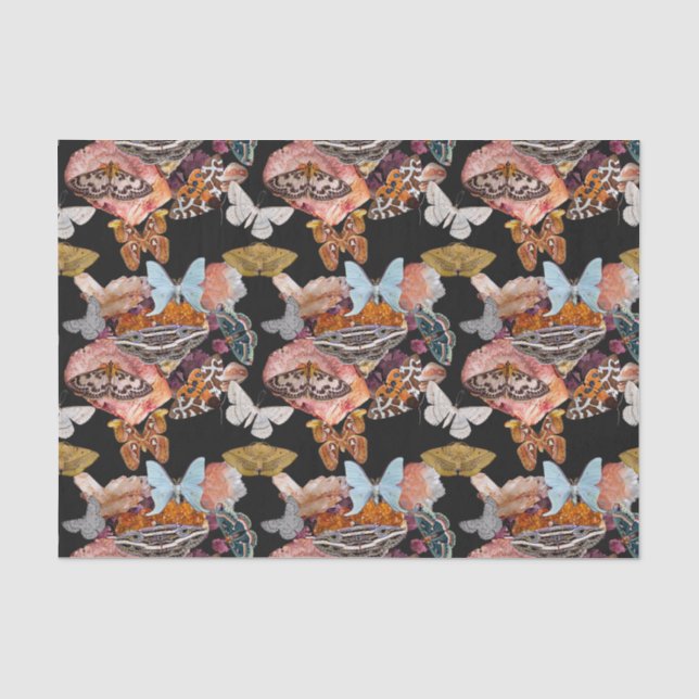 Papier Mousseline Moth Cotillion | Papier de tissus de cuisine Gobli (Recto)