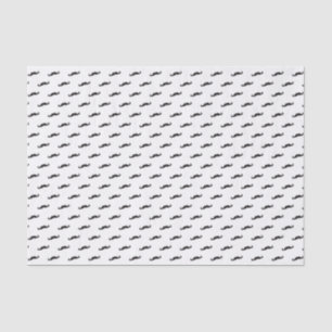 Papier Mousseline Motif 2 de hippie de moustache