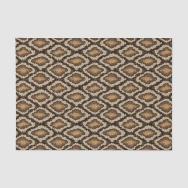 Papier Mousseline Motif 2 de peau de serpent de python (Recto)