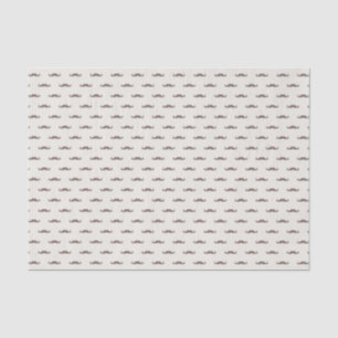 Papier Mousseline Motif 3 de hippie de moustache