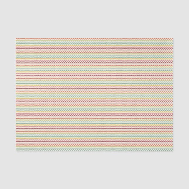 Papier Mousseline Motif 4 de Chevron (Recto)