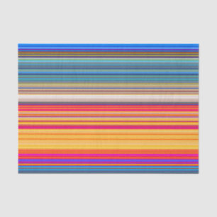 Papier Mousseline Motif à bandes multiples