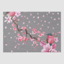 Motif à fleurs de cerisier rose
