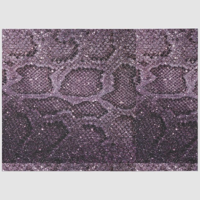 Papier Mousseline motif à l'échelle de la couleuvre (Recto)