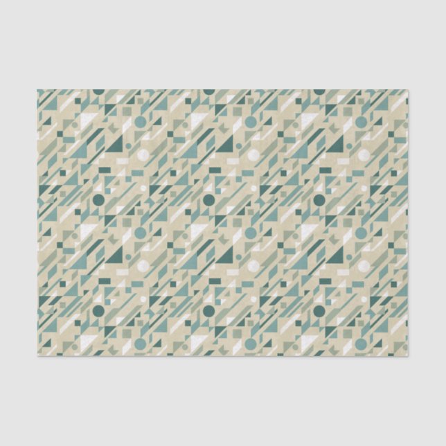 Papier Mousseline Motif abstrait (Recto)