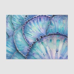 Papier Mousseline Motif Abstrait Abalone Shell