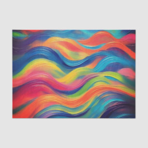 Papier Mousseline Motif Abstrait Bright Bright