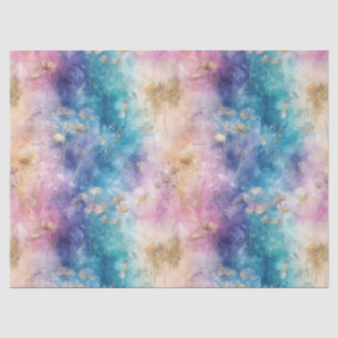 Papier Mousseline Motif Abstrait de Pissenlit Vintage (2)