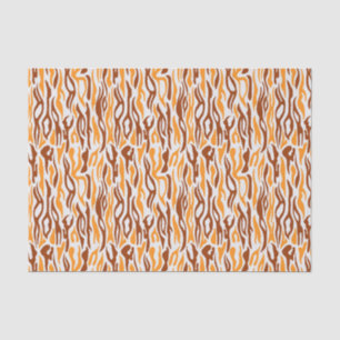 Papier Mousseline Motif Abstrait Tiger Stripes