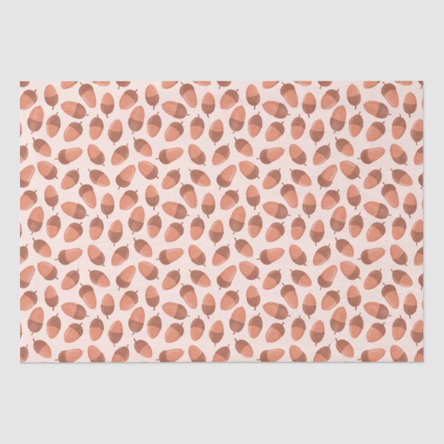 Papier Mousseline Motif Acorn (Recto)