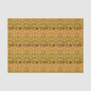 Papier Mousseline motif africain ethnique avec des simbols d'Adinkra