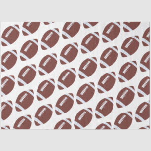 Papier Mousseline Motif américain de football Gridiron Ball