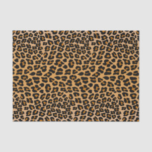 Papier Mousseline Motif animal léopard tendance