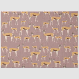 Papier Mousseline Motif animal sauvage d'Antelope