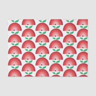 Papier Mousseline Motif arc-en-ciel Red Apple
