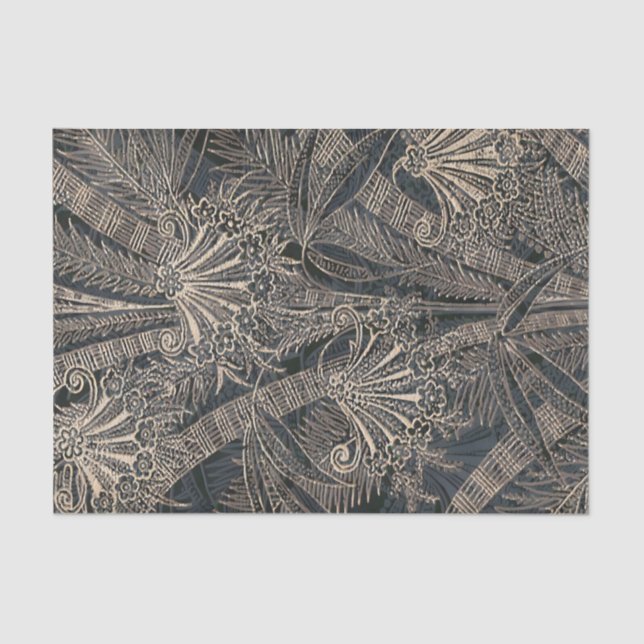 Papier Mousseline Motif Art déco (Recto)