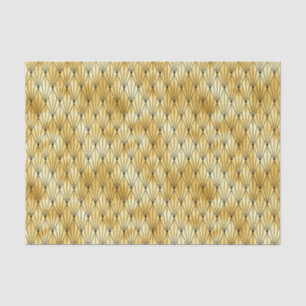 Papier Mousseline Motif Art déco Gold et Black Diamond