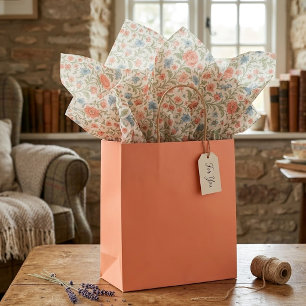 Papier Mousseline Motif artistique floral Shabby Chic d'anglais élég