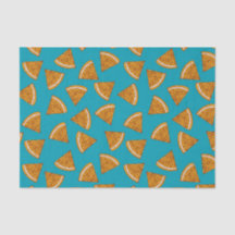 Motif avec coin orange