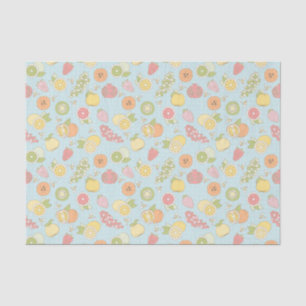 Papier Mousseline Motif avec des fruits et des baies