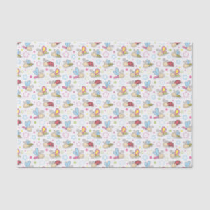 Papier Mousseline motif avec des insectes