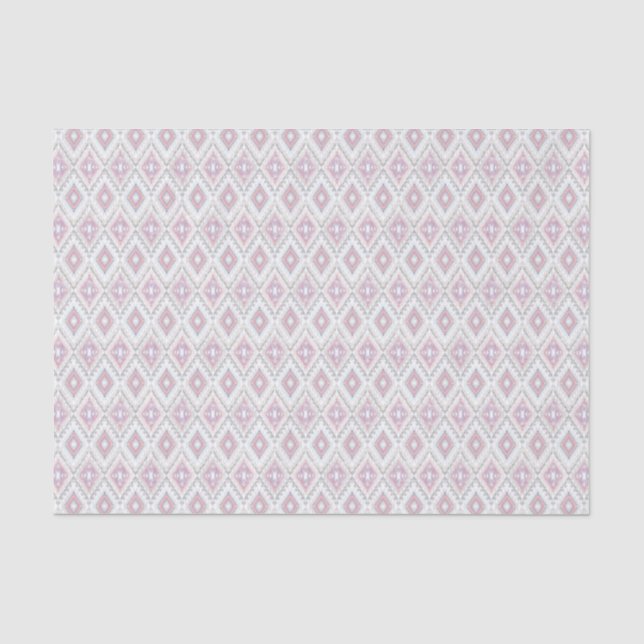 Papier Mousseline Motif aztèque géométrique abstrait (Recto)