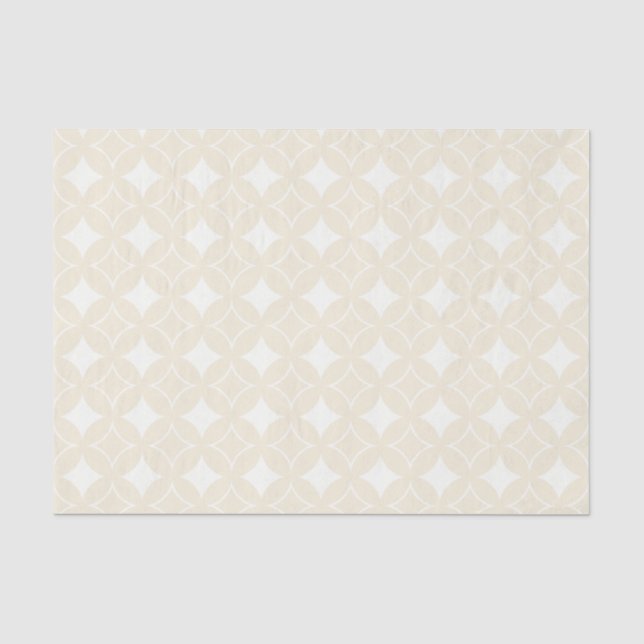 Papier Mousseline Motif beige de shippo (Recto)