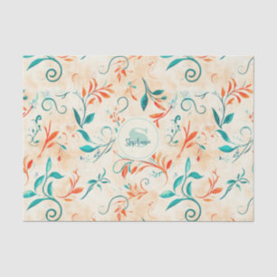 Papier Mousseline Motif blanc et blanc blanc et  blanc (2)