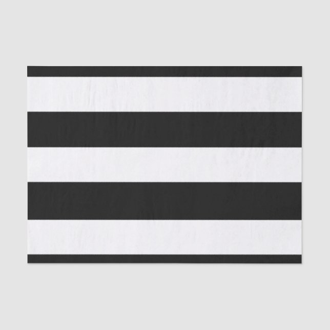 Papier Mousseline Motif blanc noir moderne de rayures (Recto)