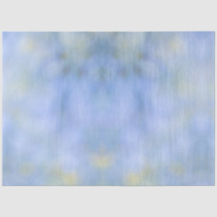 Papier Mousseline Motif Bleu Jaune Abstrait Décontracté