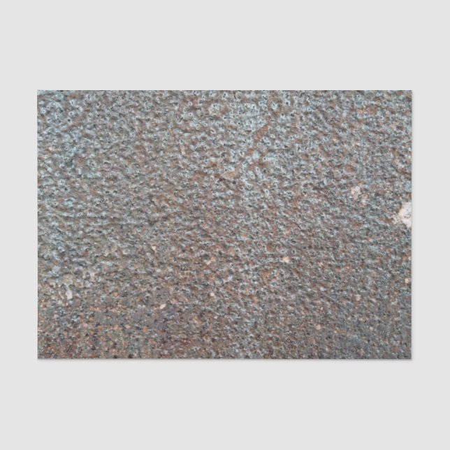 Papier Mousseline Motif Brown de corrosion métallique (Recto)