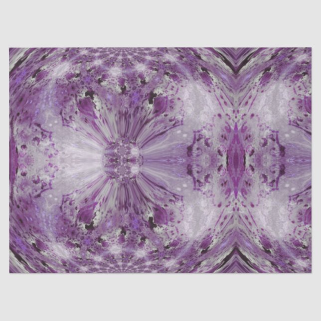 Papier Mousseline Motif calme pourpre et gris d'impression de (Recto)
