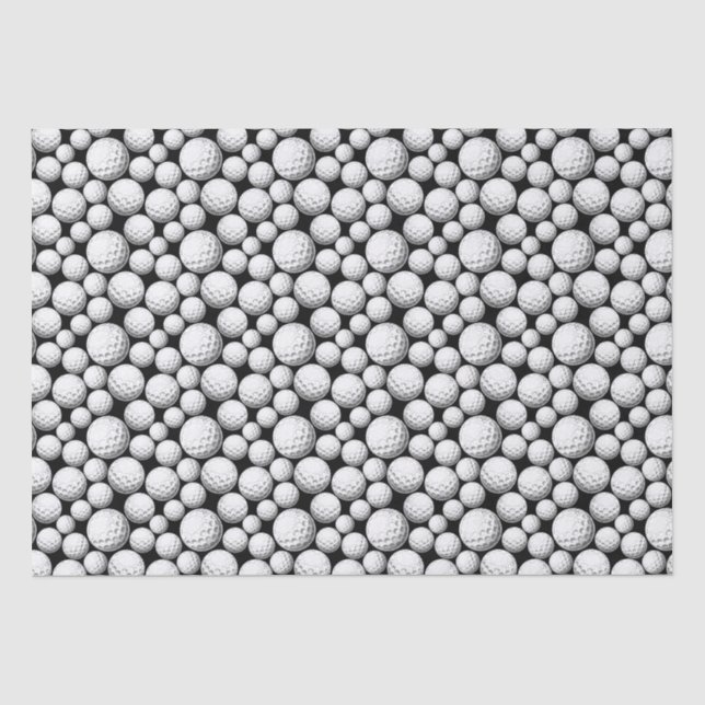 Papier Mousseline motif cool de golf à bille (Recto)