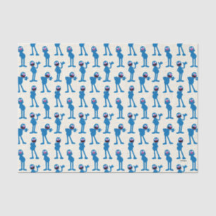 Papier Mousseline Motif Cute Grover