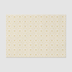 Papier Mousseline Motif d'abeille jaune et d'abeilles