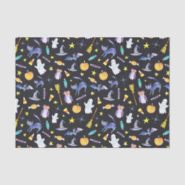 Papier Mousseline Motif d'amis de Halloween
