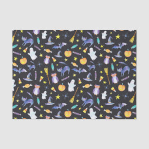 Papier Mousseline Motif d'amis de Halloween
