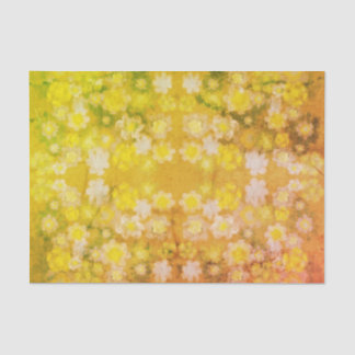 Papier Mousseline Motif d'aquarelle Abstraite rétro