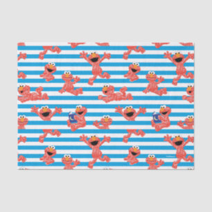 Papier Mousseline Motif de bande Crayon Elmo