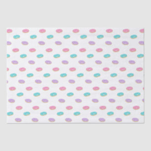 Papier Mousseline Motif de beignets mignon