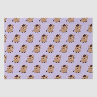 Papier Mousseline Motif de bétail mûre