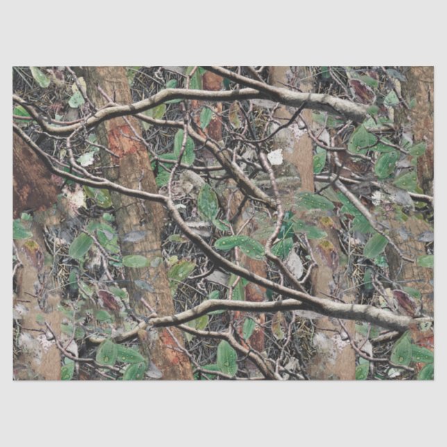 Papier Mousseline Motif de camouflage de chasse 4 (Recto)