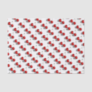 Papier Mousseline Motif de cerises vernis