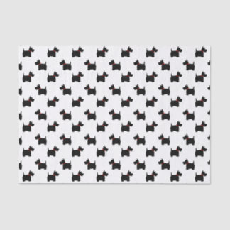 Papier Mousseline Motif de chien de Scottie