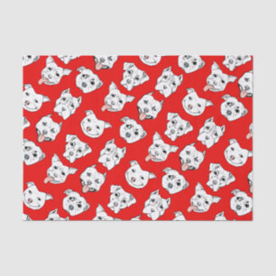 Papier Mousseline Motif de chien, rouge de chien de Terrier de