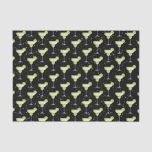 Papier Mousseline Motif de cocktail Margarita
